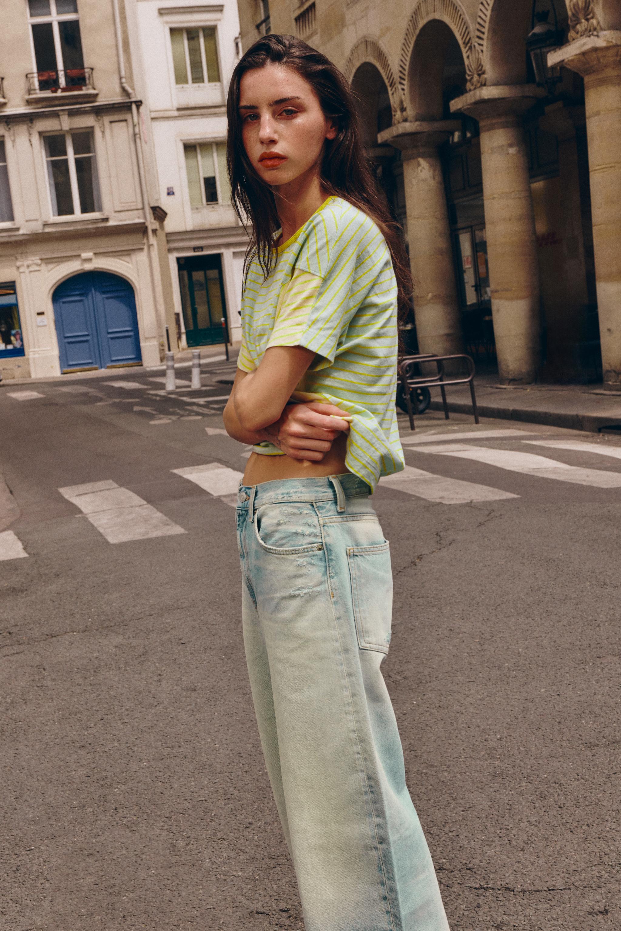 TRF HIGH RISE EXTRA WIDE LEG JEANS